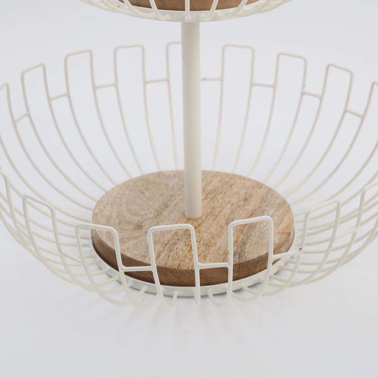 ron 2-Tier Fruit Basket