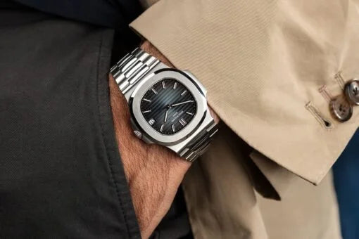PATEK PHILIPPE 5711/1A BLUE DIAL STAINLESS STEEL WATCH