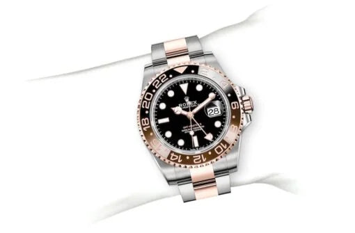 GMT-Master II Everose gold and Black dial.