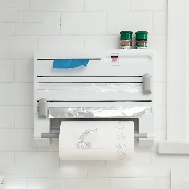 Multifunctional Paper Towel & Wrap Dispenser